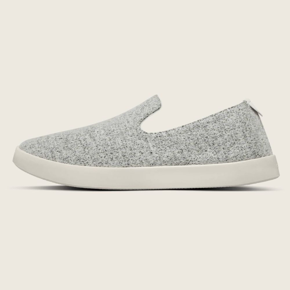 Allbirds Women’s Wool Lounger Slip On Shoe Loafer Slipper Gray White Size 10